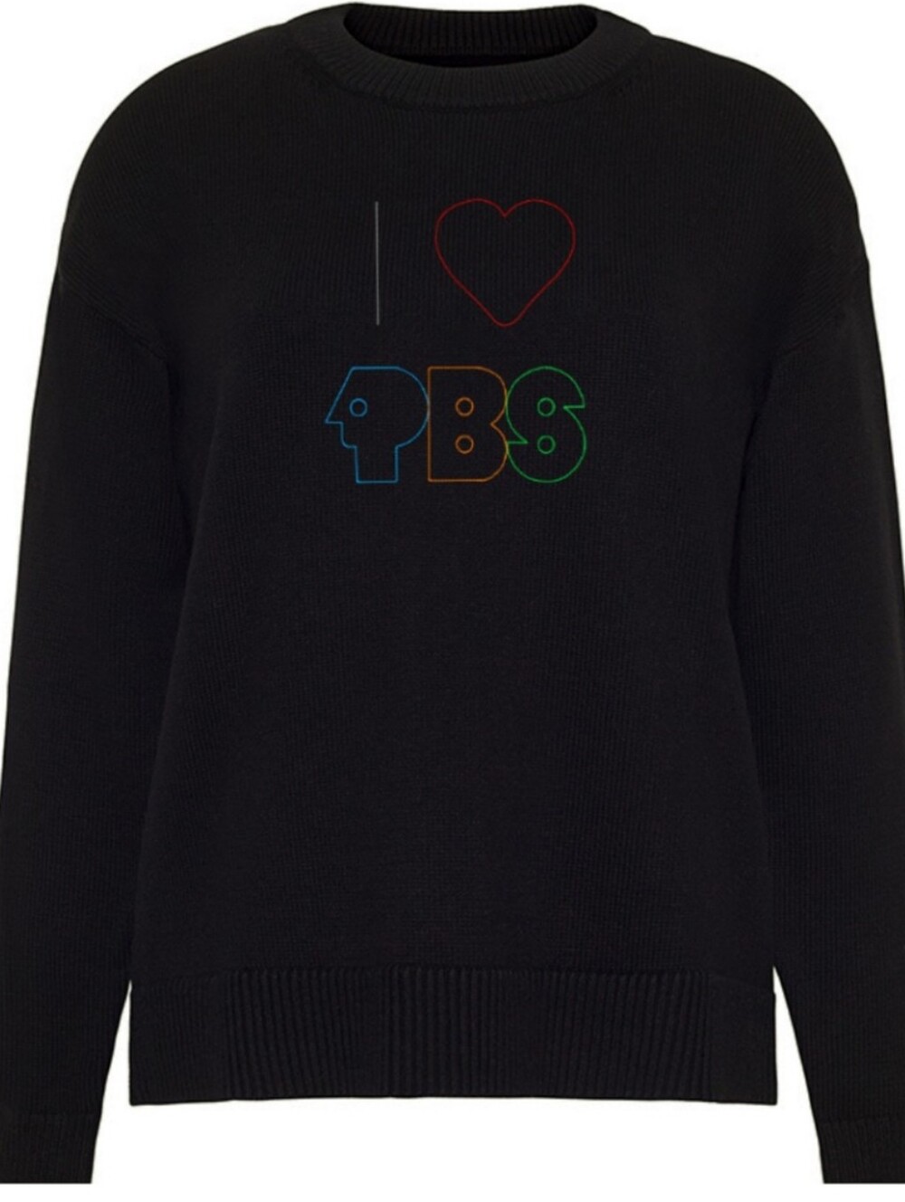 Lingua Franca "I Heart PBS" Unisex Sweatshirt
